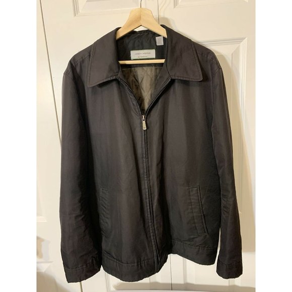 Joseph Abboud Outerwear Men’s Sz M Black Full-Zip Jacket Windbreaker - Picture 4 of 7
